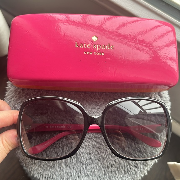 kate spade Accessories - Kate Spade Pink and Black Women’s Sunglasses